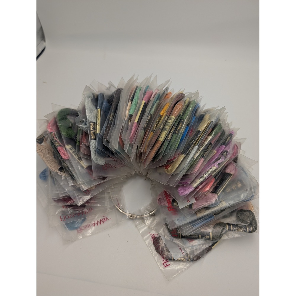 Lot of 123 DMC Embroidery Floss Mouline 25 100% Cotton Skeins